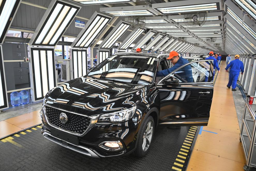 حصول مصنع “MG” الجديد للسيارات علي الرخصة الذهبية بمصر