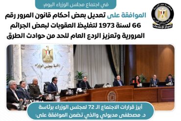 6 تعديلات جديدة في قانون المرور بمصر .. والغرامات تصل 30 ألف جنيه