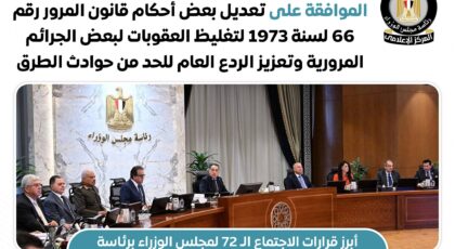 6 تعديلات جديدة في قانون المرور بمصر .. والغرامات تصل 30 ألف جنيه