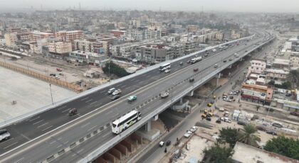 لمستخدمي الطريق الصحراوي : بدء التشغيل التجريبي لتوسعة كوبري العامرية